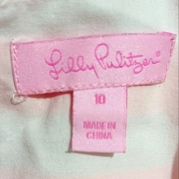 LILLY PULITZER Delia Floral Stripe Scoop Neck Sleeveless Shift Dress EUC - Picture 9 of 12